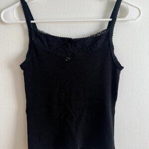 Brandy Melville Black Lace Tank